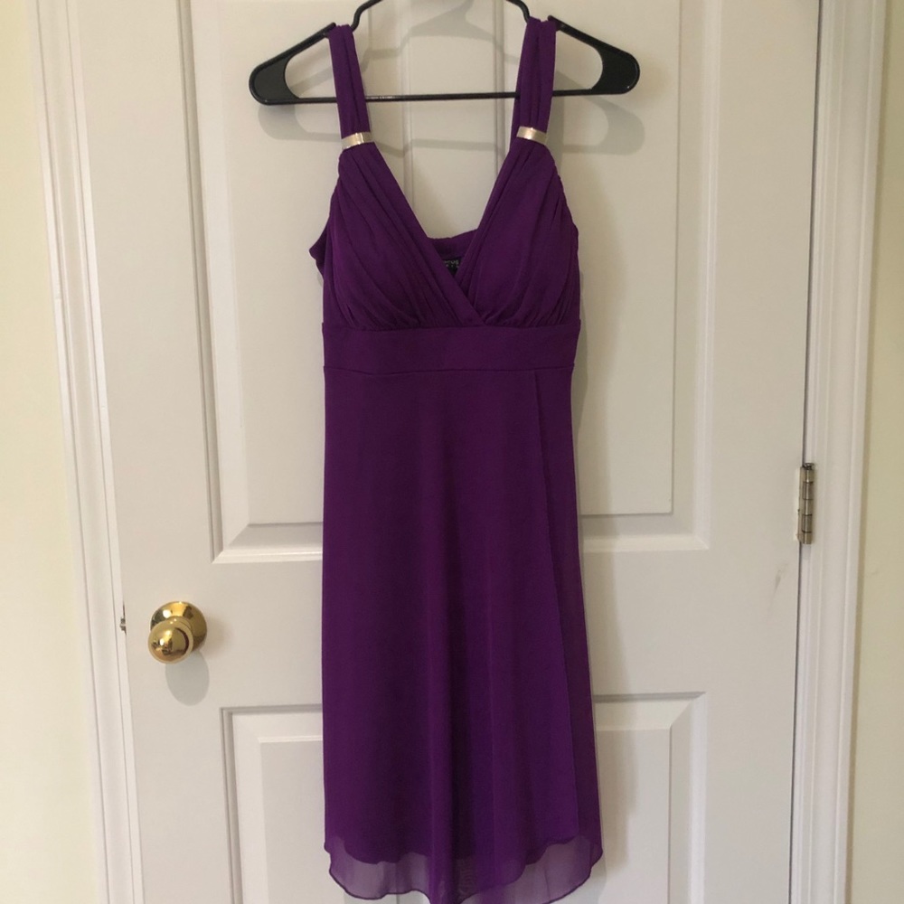 Purple 💜 gorgeous knee length dress